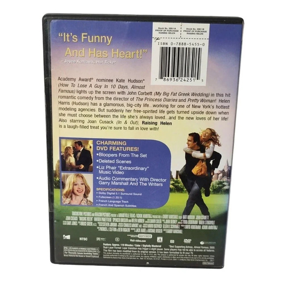 Raising Helen Full Screen Edition DVD Movie Kate Hudson, John Corbett WORKING - Picture 3 of 7
